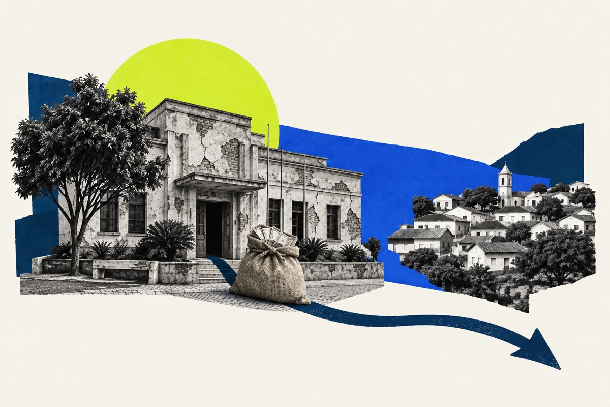Política e os municípios: prédio municipal e saída de recursos